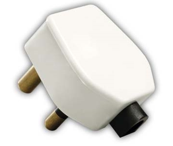 India Electrical Plug - 6 Amp, 3 Pin Plug